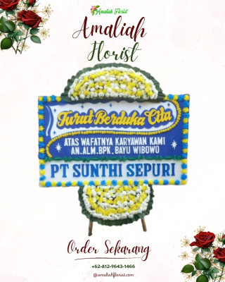 Papan Bunga Duka di Besusu Timur