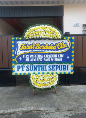 Papan Bunga Duka di Besusu Timur